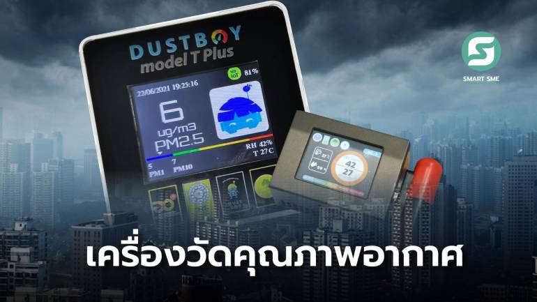 เมืองหลวงควันและฝุ่นมากมาย  รู้จัก “DustBoy” รางวัลนวัตกรรมแห่งชาติ ด้านสังคมและสิ่งแวดล้อม 